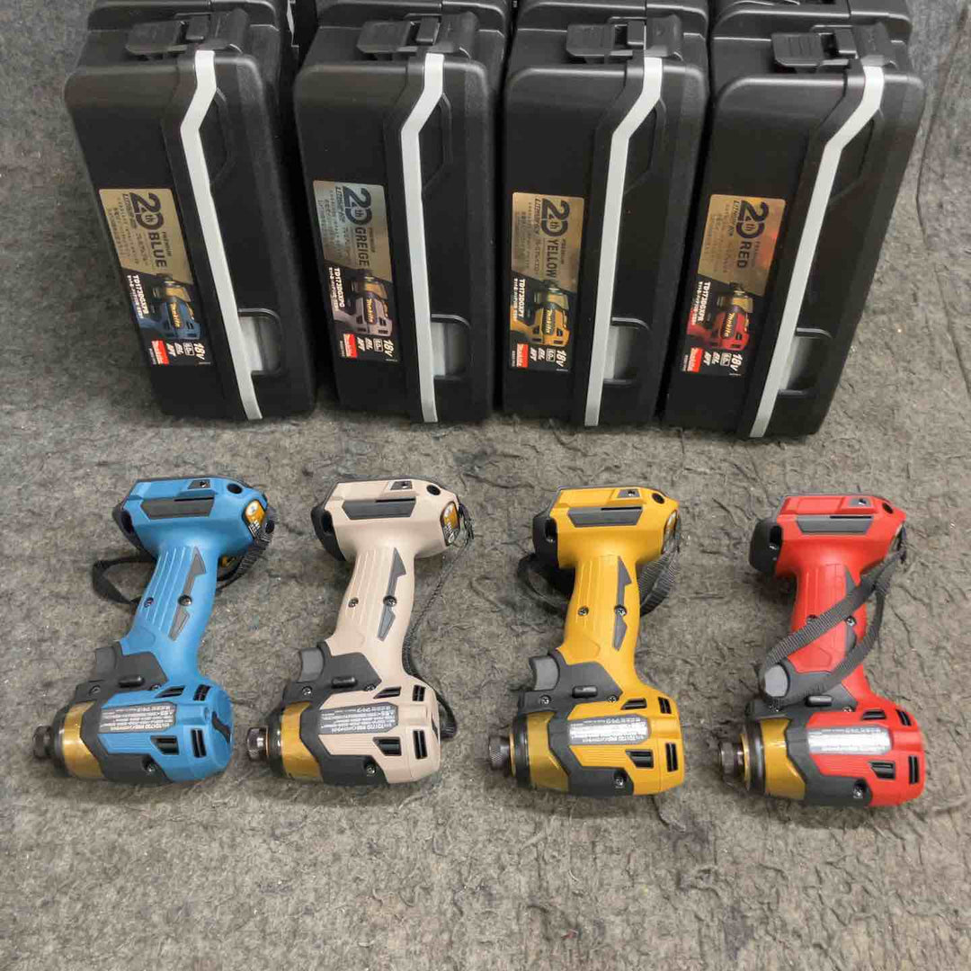 マキタ 18Vインパクトドライバー TD173DZ PY/PR/PB/PG 本体+ケース 20周年限定カラー プレミアム 4色セット【鴻巣店】