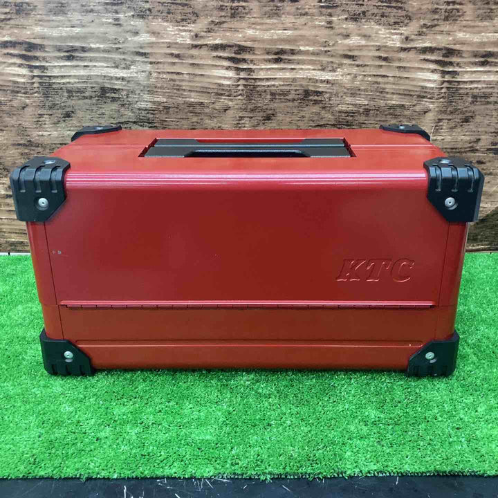 KTC スチール製工具箱 両開きメタルケース 間口440×奥行233×高さ230mm EK-10AR3【【川越店】