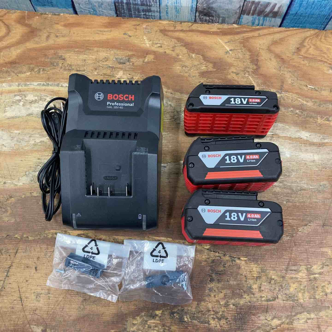 ◇ボッシュ(BOSCH) コードレスインパクトドライバーインパクトレンチ兼用(GDX18V-200H)+コードレスドライバードリル(GSR18V-55) コンボキット GDX18V200GSRN 青【柏店】