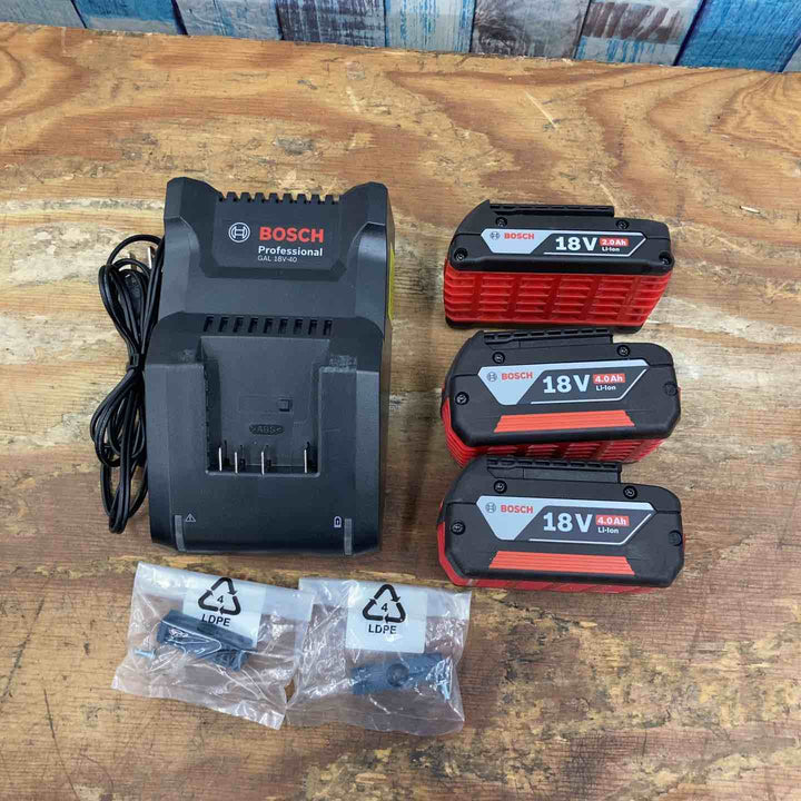 ◇ボッシュ(BOSCH) コードレスインパクトドライバーインパクトレンチ兼用(GDX18V-200H)+コードレスドライバードリル(GSR18V-55) コンボキット GDX18V200GSRN 青【柏店】