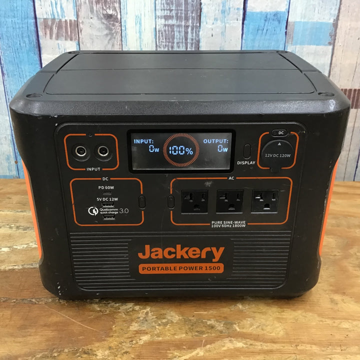 ▼Jackery ポータブル電源 1500 付属品アダプター類完備【柏店】