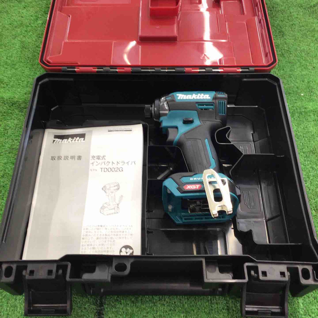 【未使用・ケース付き！】 マキタ makita 40Vmax コードレスインパクトドライバー TD002GZ 本体+ケース 【桶川店】