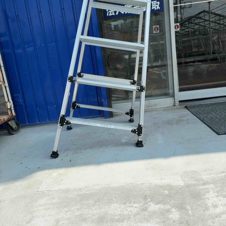 【店頭受取り限定】アルインコ 伸縮脚立(ステップ幅広)210cm 最大使用質量100kg PRW210FX【藤沢店】