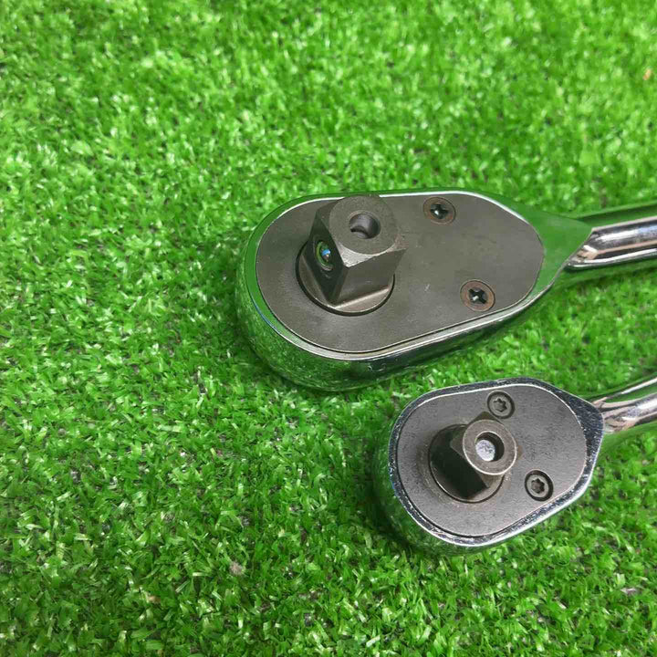 KTC ネプロス 12.7mm (1/2インチ) ラチェットハンドル NBR490、NTB306BAソケットセット NBR3UN、9.5sqラチェットレンチ【藤沢店】
