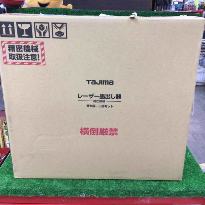 ◇タジマ レーザー墨出し器 NAVI GEEZA センサーKJC 三脚セット 矩十字・横全周 GZASN-KJCSET【川崎店】