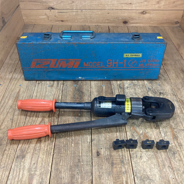 ◇泉精器(IZUMI)  手動油圧式圧着工具 9H-1【草加店】