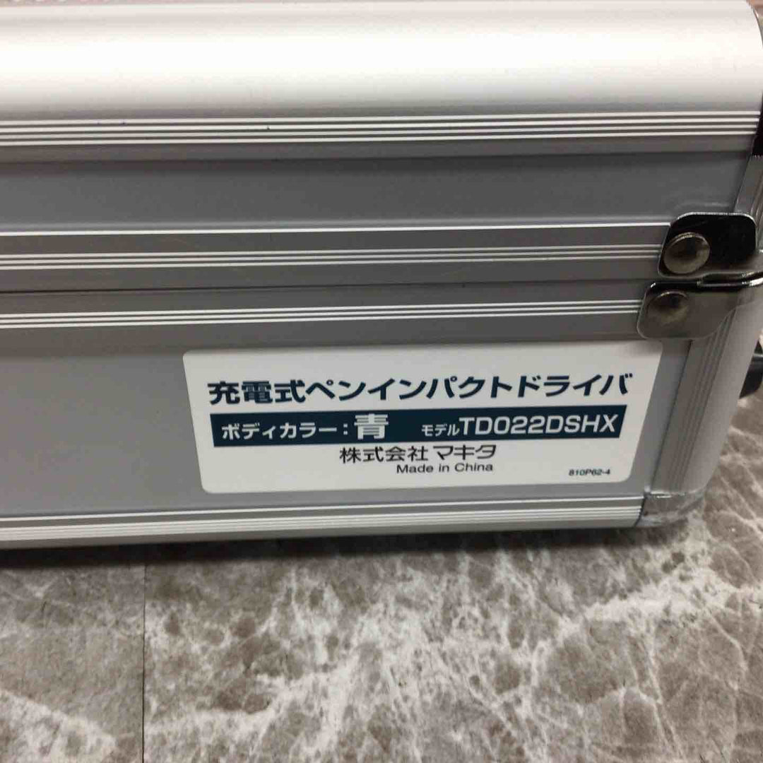 【未使用品】★マキタ makita 7.2V1.5Ah コードレスペンインパクトドライバー TD022DSHX【八潮店】