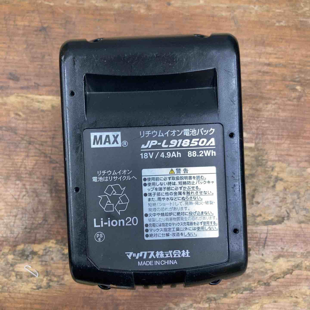 【中古品】◇マックス(MAX) コードレスピンネイラ TJ-35P3-BC/1850A 18Vバッテリー付き【柏店】
