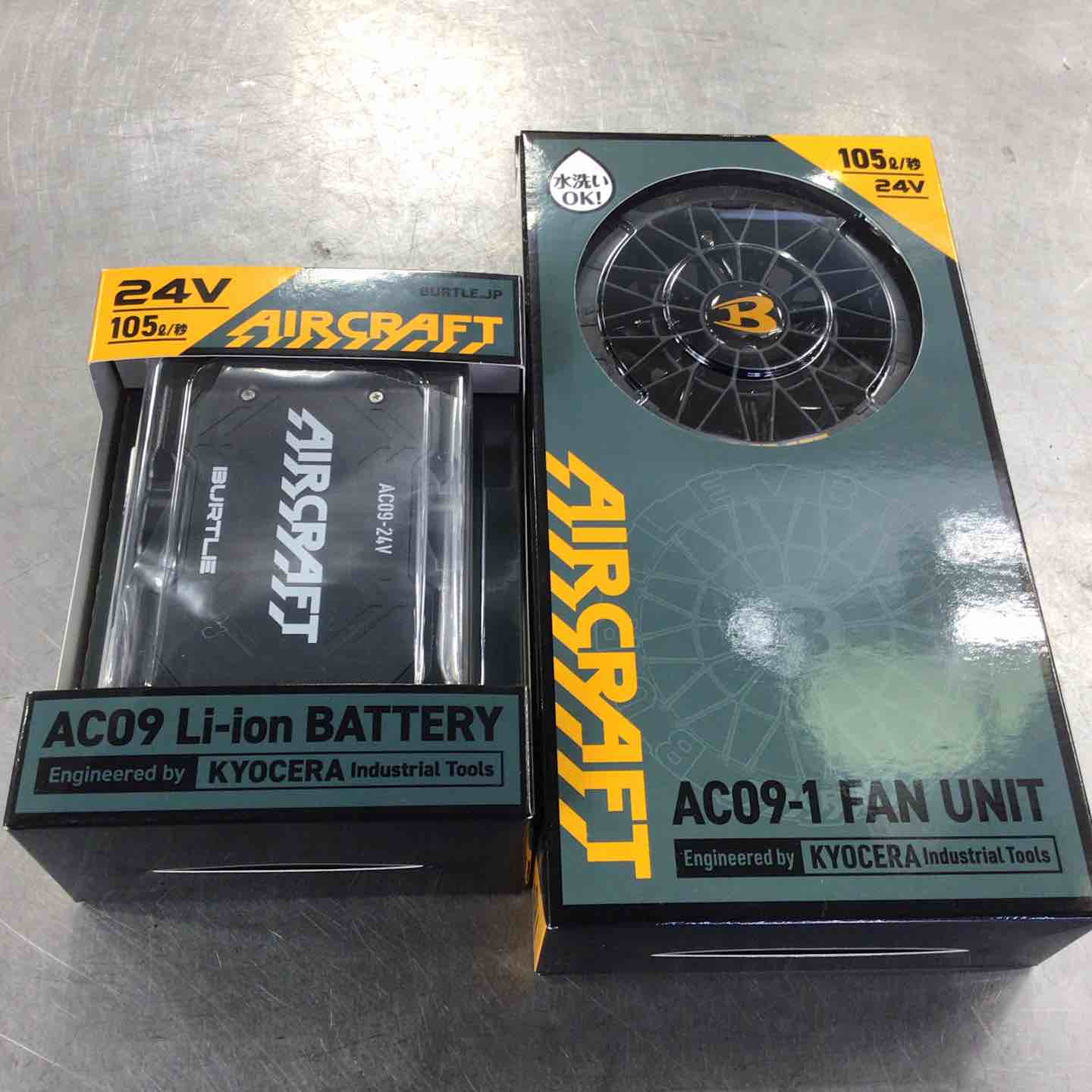 BURTLE/バートル 空調服バッテリーファンセット マーリン AC1154 人気