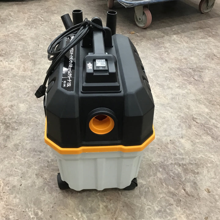 〇パオック(PAOCK) プラスチックタンク バキュームクリーナー 15L VCC-15PC【所沢店】