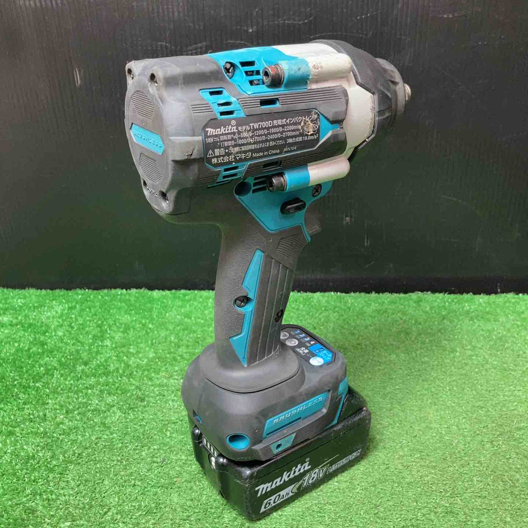【中古】★マキタ(makita) コードレスインパクトレンチ TW700DZ バッテリー1個付き【岩槻店】