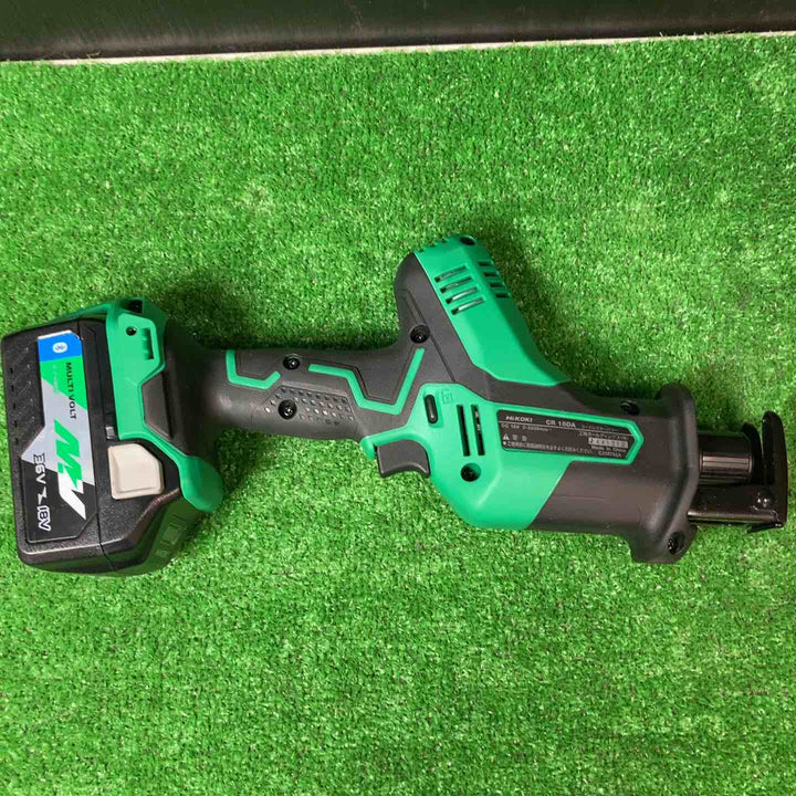 【美品】☆ハイコーキ(HIKOKI ※旧:日立工機) コードレスセーバーソー CR18DA(NN) マルチボルトバッテリー付【岩槻店】