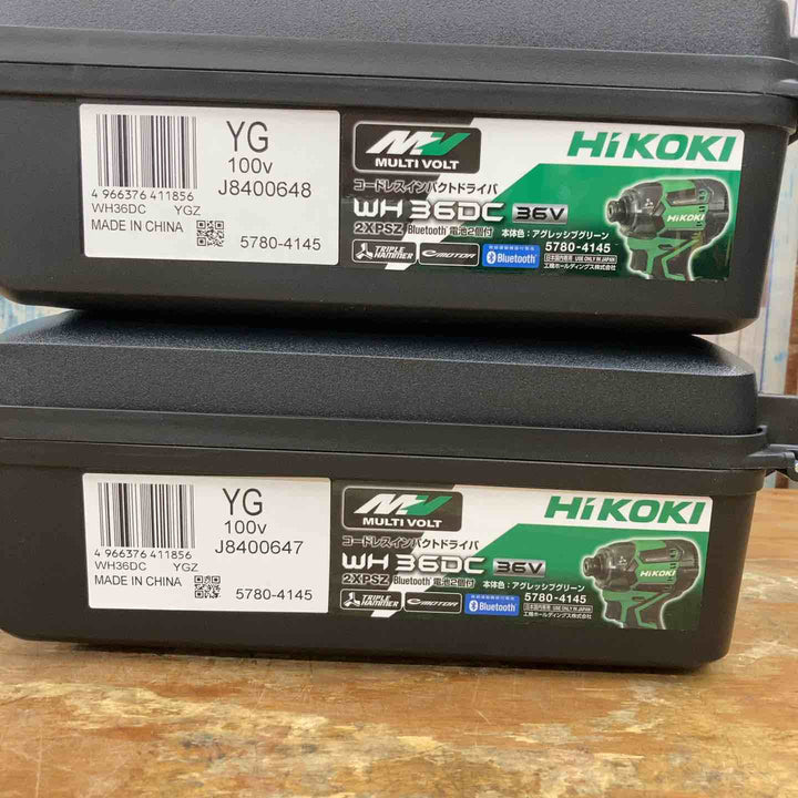 ▼ハイコーキ(HIKOKI ※旧:日立工機) コードレスインパクトドライバー WH36DC(2XPSZ)(L)(R)3台セット【柏店】