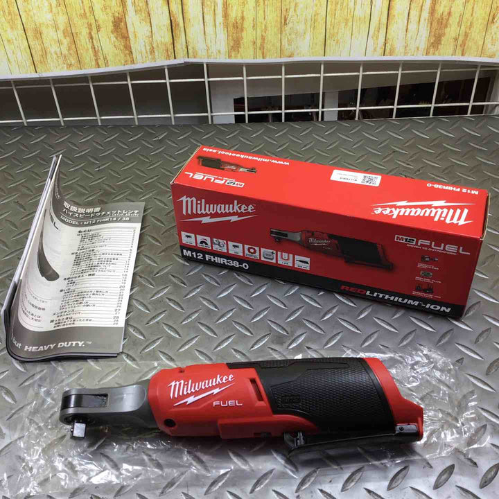 ★ミルウォーキー コードレスラチェットレンチ M12 FHIR38-0 JP【川崎店】