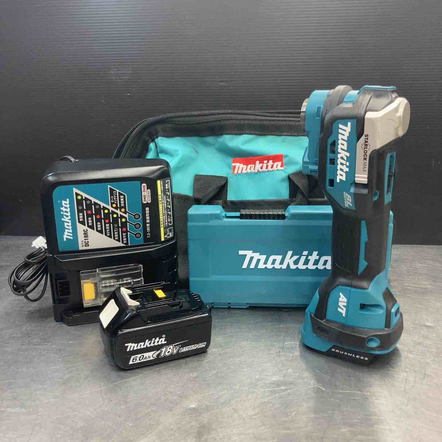 中古品】 マキタ(makita) コードレスマルチツール TM52DRG 18V 【東大