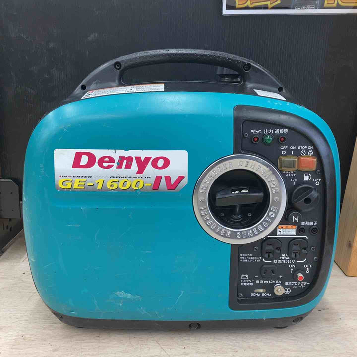 ★デンヨー(Denyo) 発電機 GE-1600SS-IV【川越店】