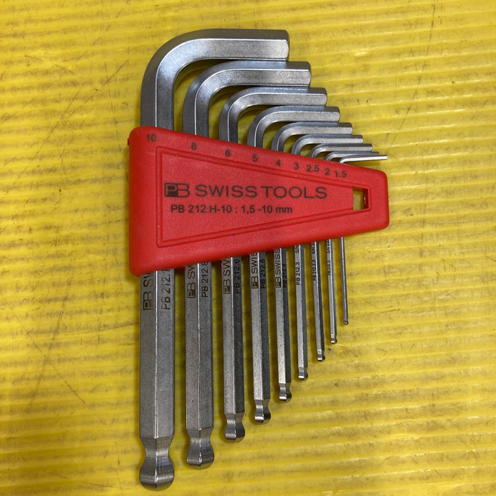 PB SWISS TOOLS ボール付六角棒レンチセット 212H-10【八潮店】