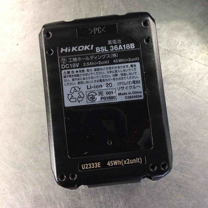 【未使用】HiKOKI(ハイコーキ) 旧日立工機 36V マルチボルト コードレス 集塵丸のこ のこ刃別売り C3605DYB(XPS)【草加店】