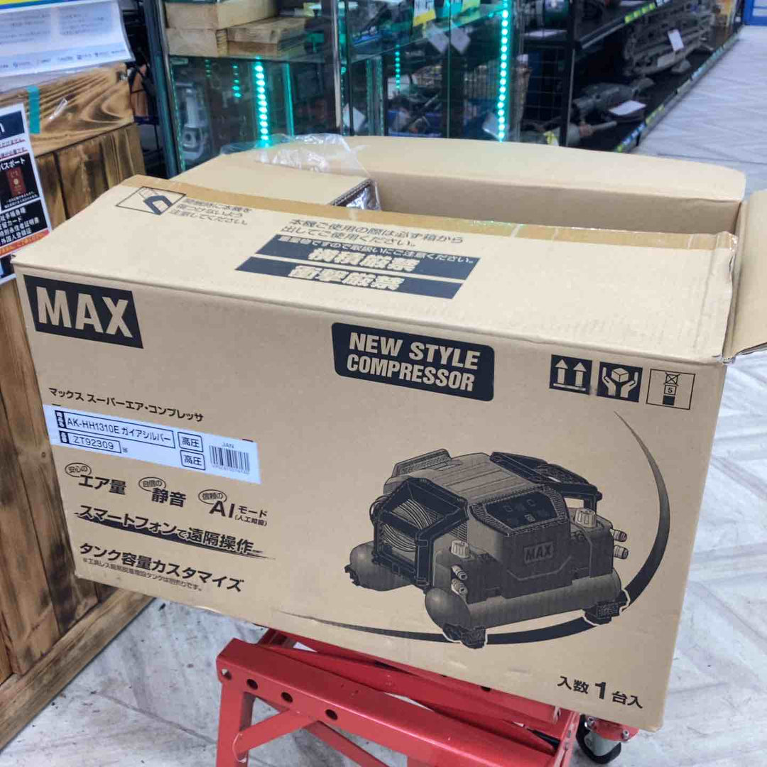 ★マックス(MAX) 高圧専用エアコンプレッサー AK-HH1310E_ガイアシルバー【越谷店】