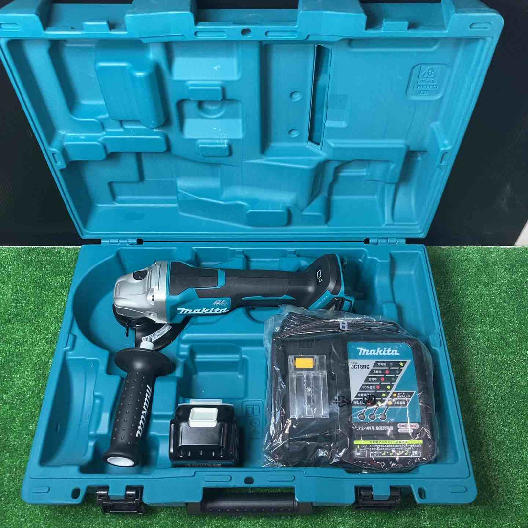 【美品】★マキタ(makita) 125mmコードレスディスクグラインダ GA508DRT 18V 5.0Ahバッテリー1個付き【岩槻店】