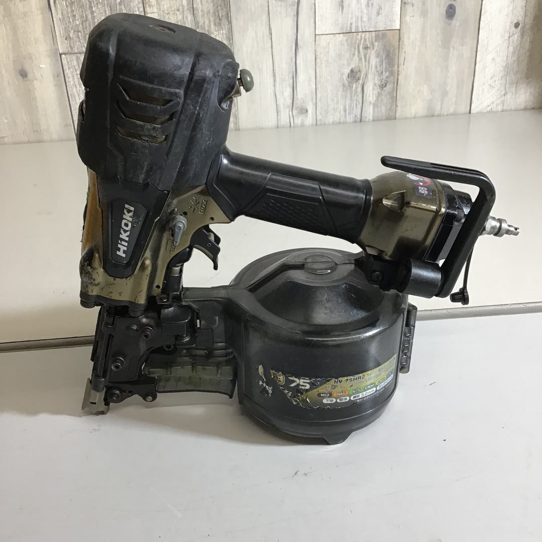 ★ハイコーキ(HIKOKI ※旧:日立工機) 高圧エア釘打ち機 NV75HR2(S)【戸田店】