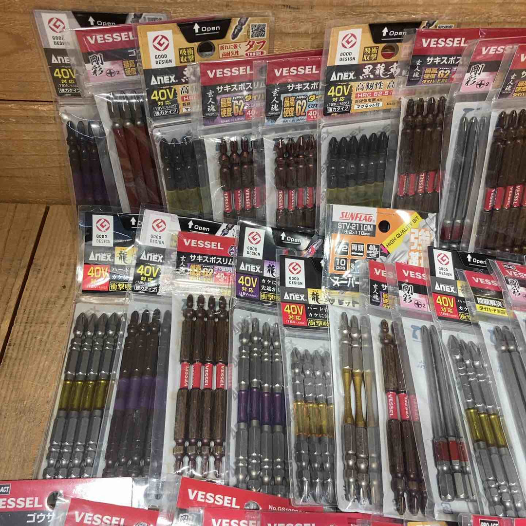 【未使用品】インパクトビット 10本×50個 まとめ売り VESSEL ANEX ベッセル アネックス【所沢店】