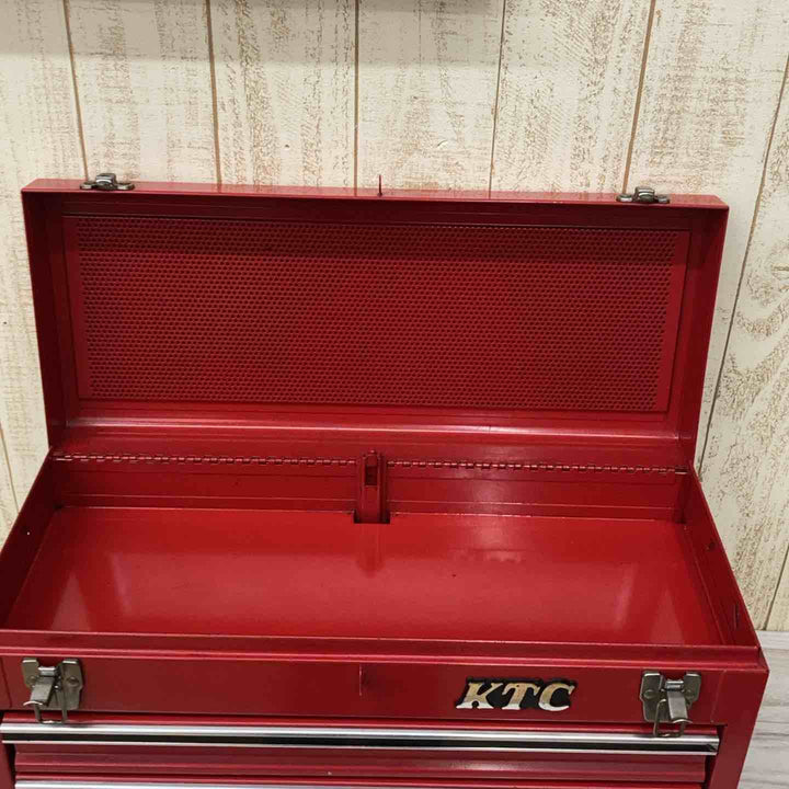 ▲KTC(京都機械工具)3段3引き出しチェスト ソリッドレッド色 SKX0213【柏店】