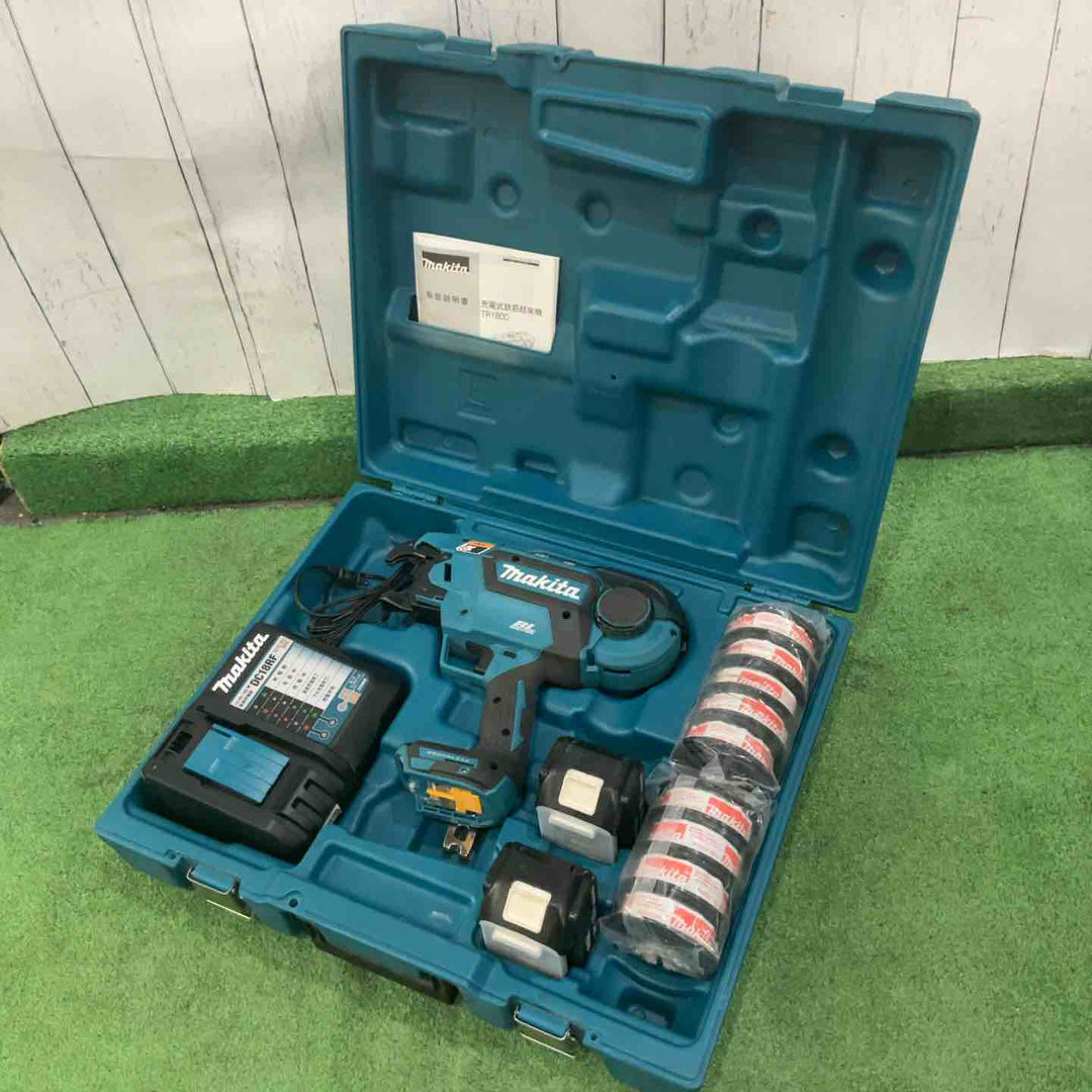 ★マキタ(makita) コードレス鉄筋結束機 リバータイア TR180DRGX フルセット 14.4V 18.8V 兼用 動作確認済【川口店】