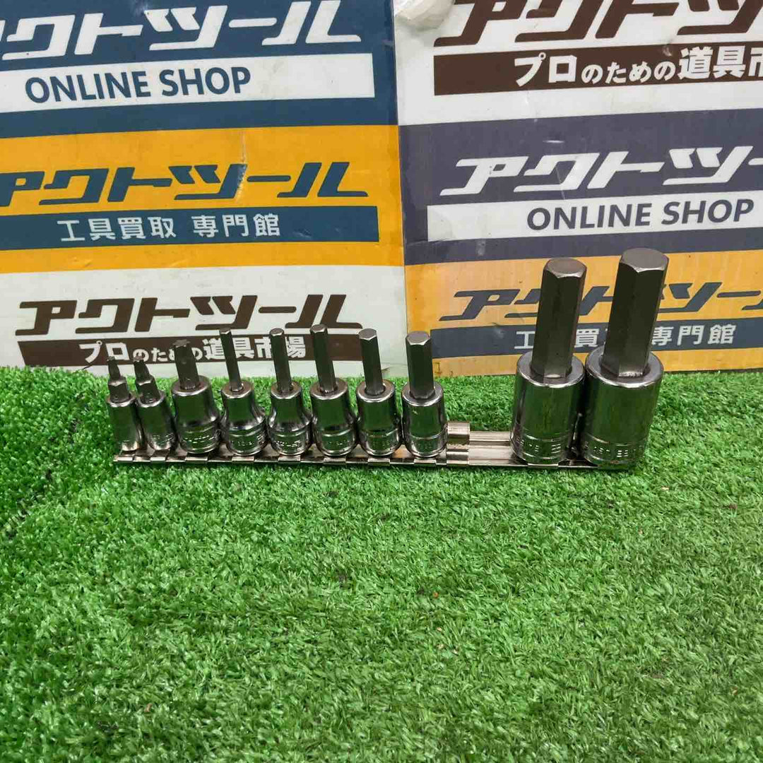 スナップオン(Snap-on) ヘックスソケット 10点セット SA18E/SA16E/FA10/8/7/6/5 FTX40E/TTX25E/TTX15E【草加店】