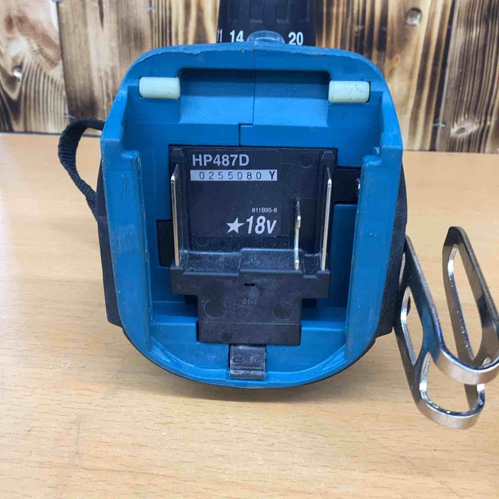 ★マキタ(makita) コードレス振動ドリルドライバー HP487DZ【越谷店】