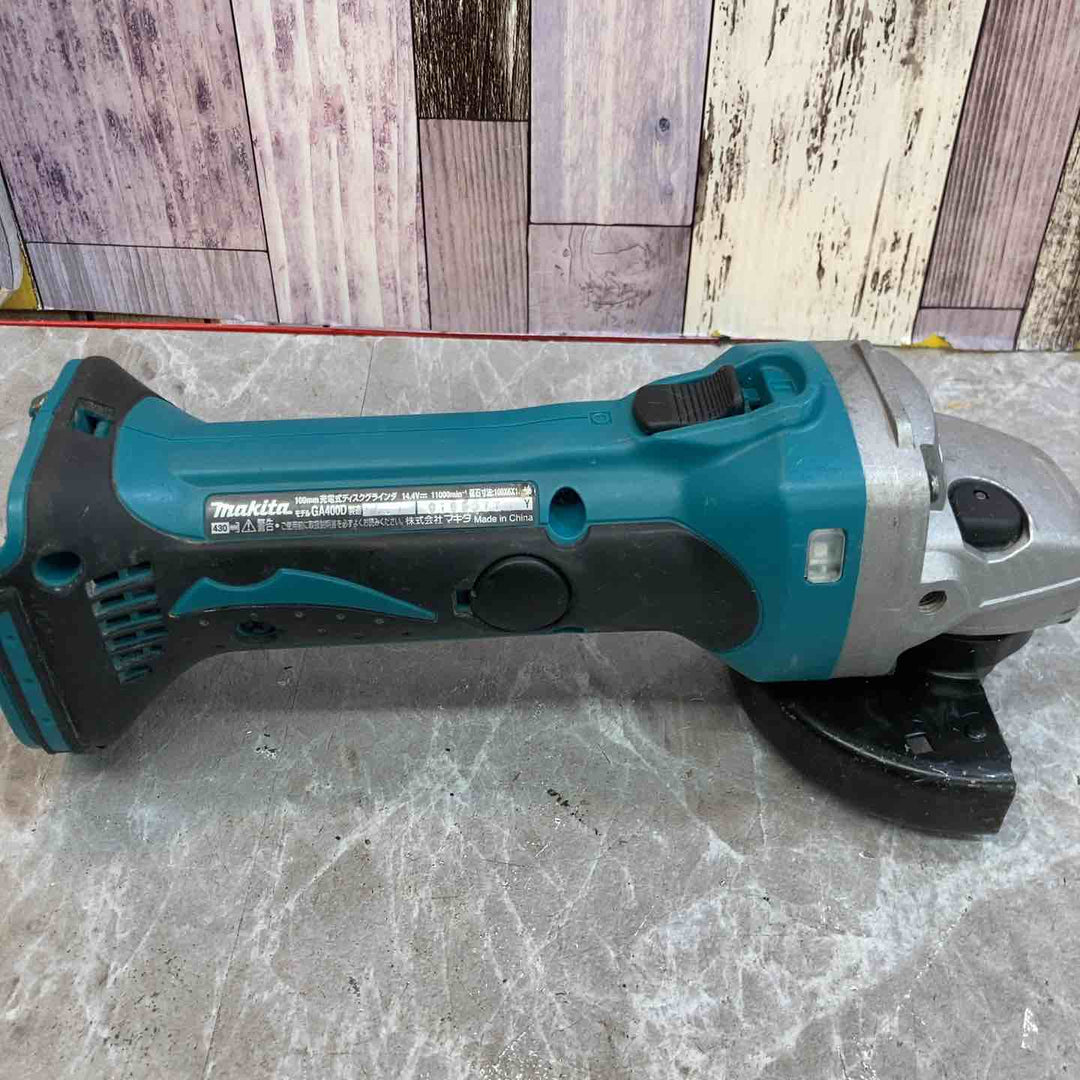 ☆マキタ(makita) 100mmコードレスディスクグラインダー GA400DZ【八潮店】