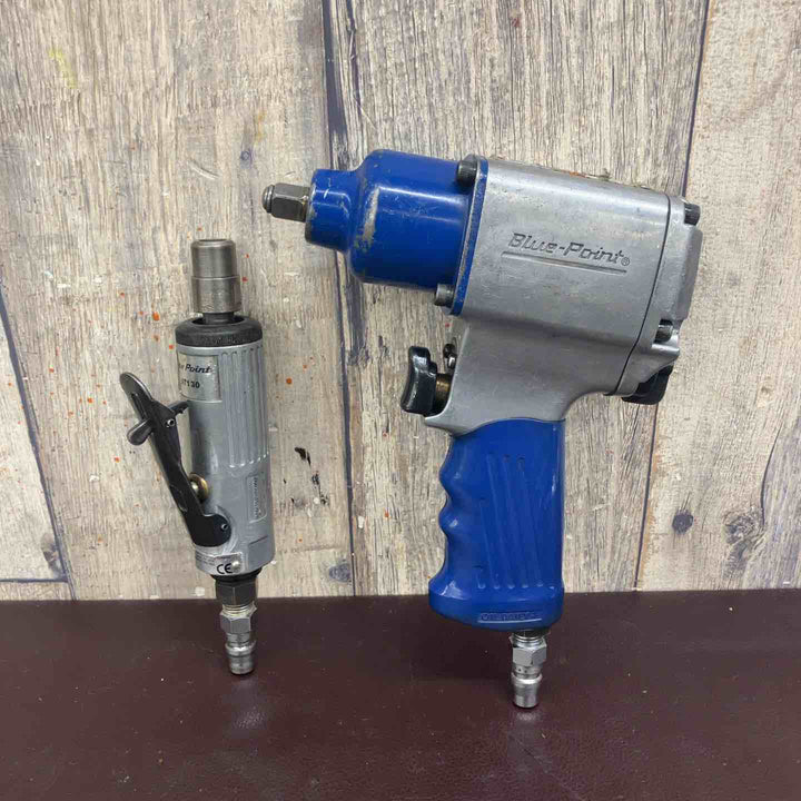 【中古品】 ブルーポイント(BluePoint) エアーインパクトレンチ AT355・エアリューター AT130  常圧エア工具セット品 【東大和店】