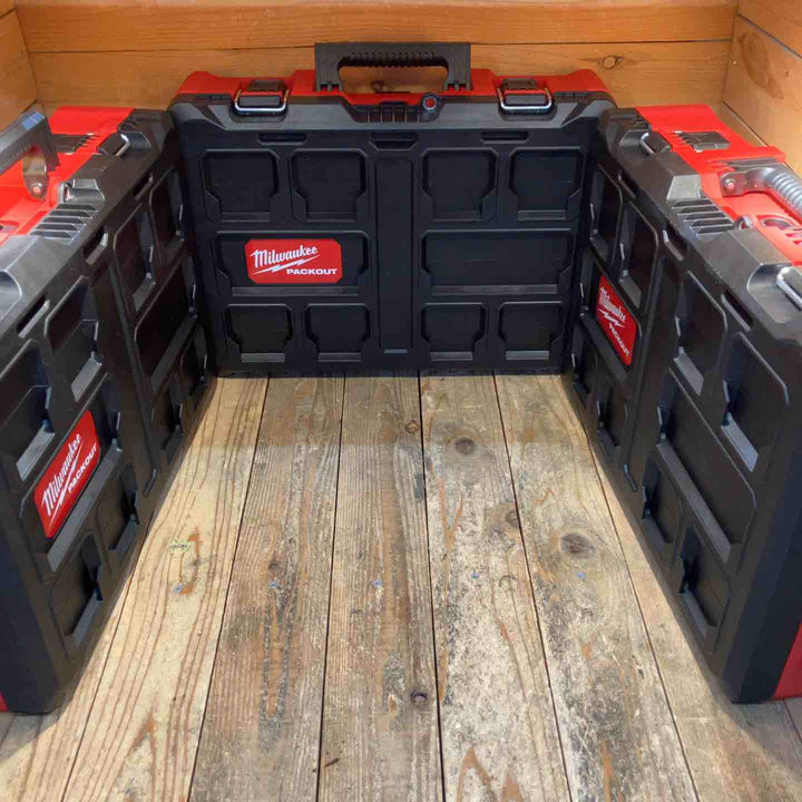 【美品】ミルウォーキー(Milwaukee) パックアウト ツールボックスMサイズ 48-22-8450　3個セット【所沢店】