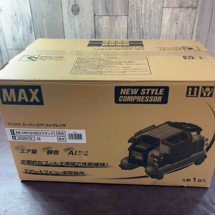 【未使用(店頭展示品)】★マックス(MAX) 高圧専用エアコンプレッサー AK-HH1310E2_ブラック【東大和店】