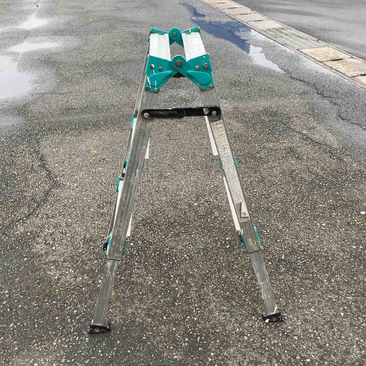 【現状品】◇長谷川工業(ハセガワ/Hasegawa) アルミ合金製脚部伸縮式兼用脚立 RY1.0-09 (RY-09)【鴻巣店】