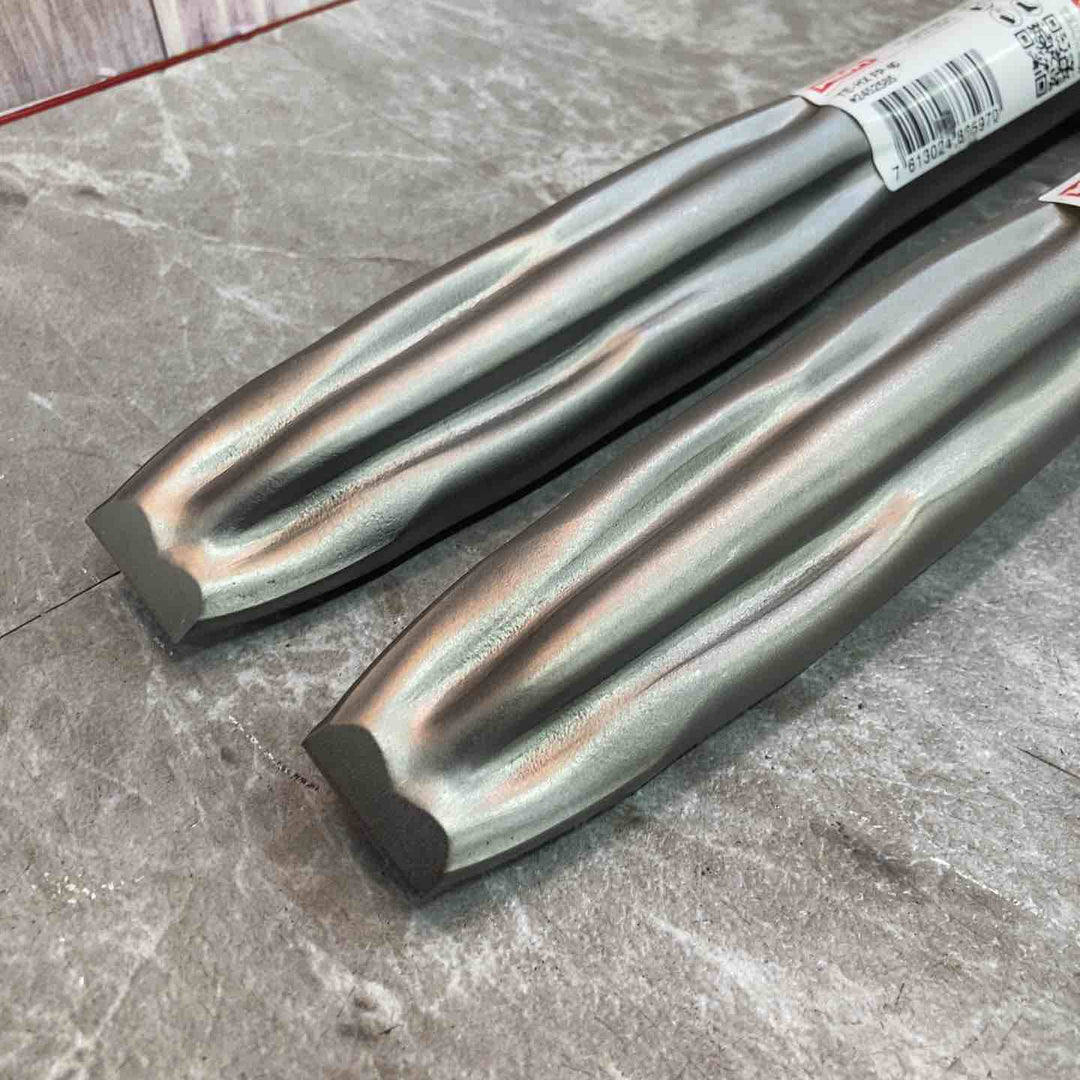 【未使用品】2本セット HILTI ヒルティ フラットポイントチゼル TE-HX FP 40 【八潮店】