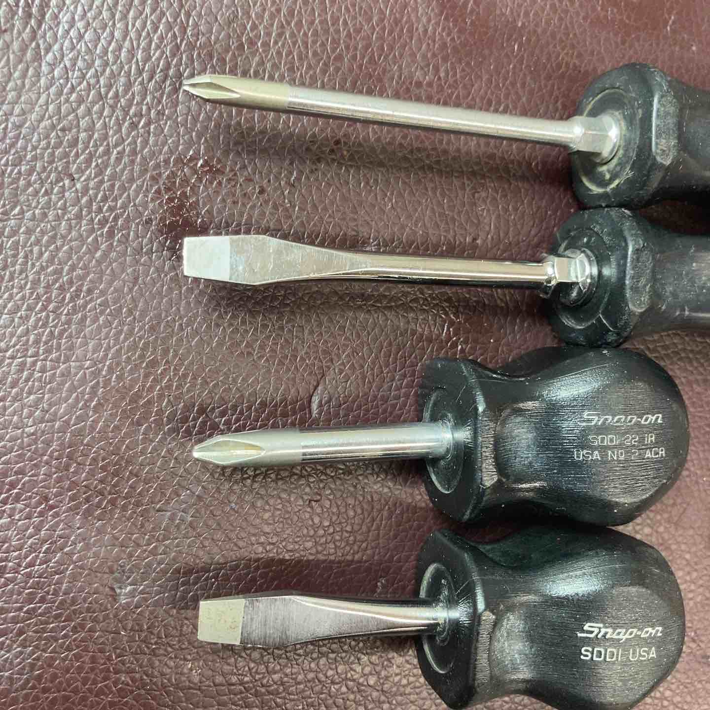 中古品】スナップオン(Snap-on) ドライバー8本セット SDD1～6 SDDP22