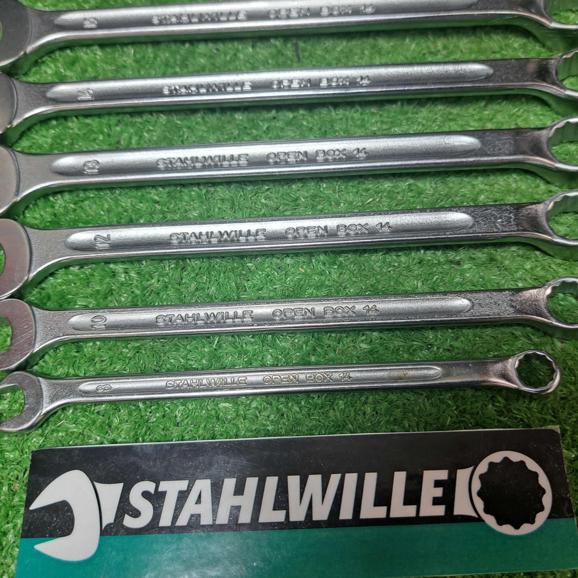 STAHLWILLE コンビネーションレンチ OPEN BOX 14 9本セット 8 STAHLWILLE コンビネーションレンチ OPEN BOX 14 9本セット 8