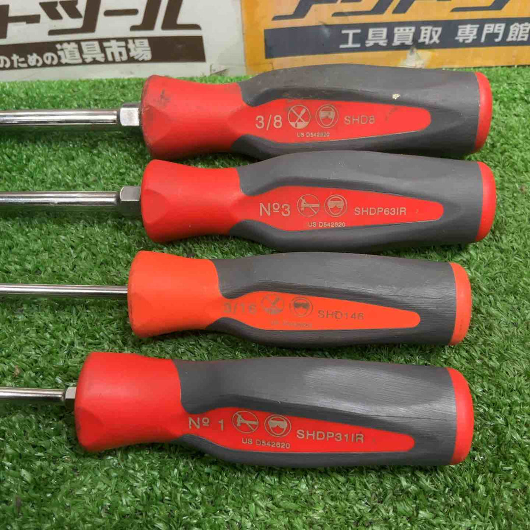スナップオン(Snap-on) プラスドライバー  SHDP31IR (No.1) SHDP63IR (No.3) 3/8 SHD8 3/16 SHD146【草加店】