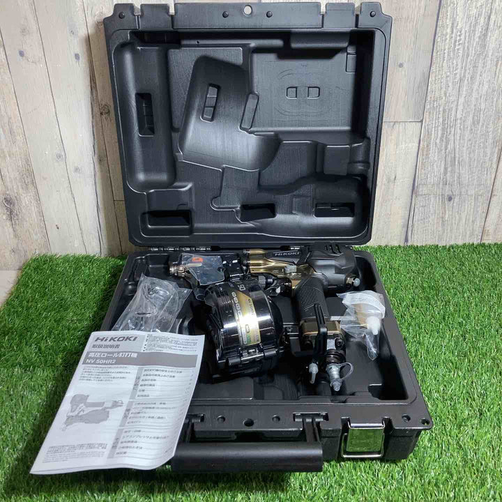 ★ハイコーキ(HIKOKI ※旧:日立工機) 高圧エア釘打ち機 NV50HR2(S)【戸田店】
