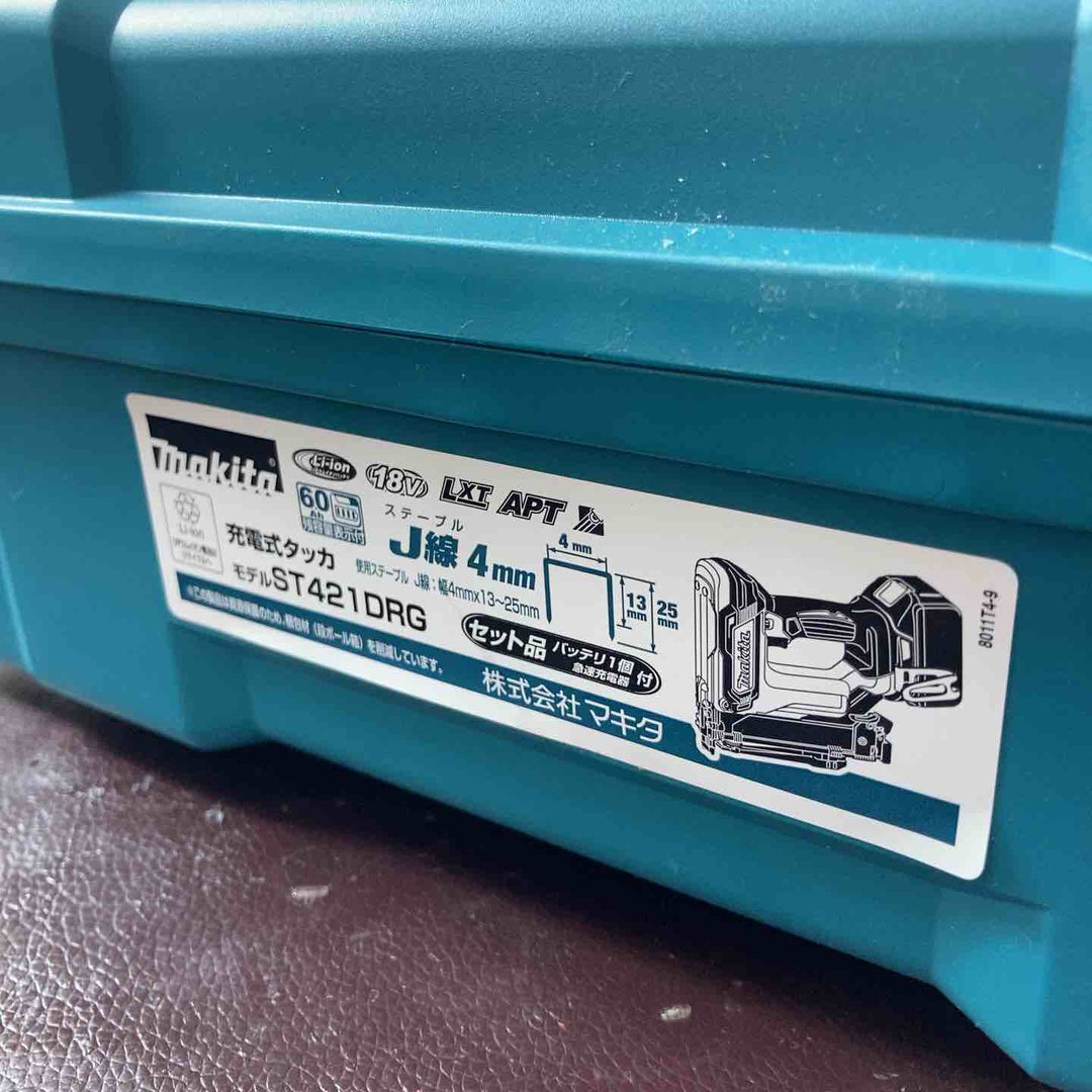 【未使用(店頭展示品)】★マキタ(makita) コードレスタッカ ST421DRG【東大和店】