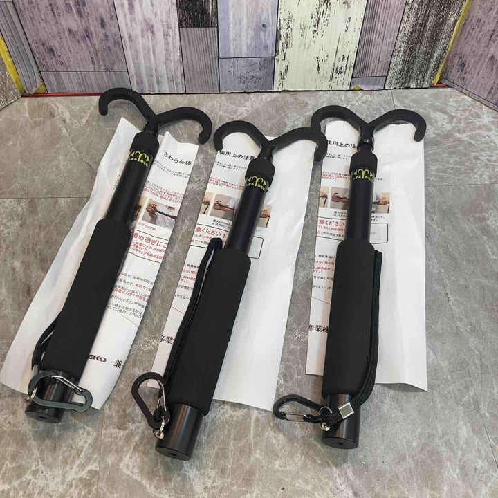 【未使用品】3本セット KANEKO さわらん棒 ノータッチ玉掛け作業用伸縮手カギ まとめ売り【八潮店】