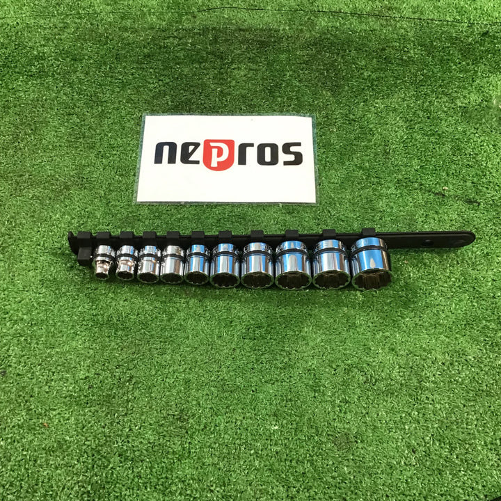 【中古品】ネプロス(nepros)ソケット12角 NB3-8W-24W 10個セット【岩槻店】