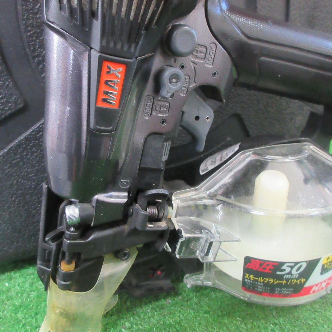 ★マックス(MAX) 高圧エア釘打ち機 HN-50S1(D) 細釘専用【町田店】