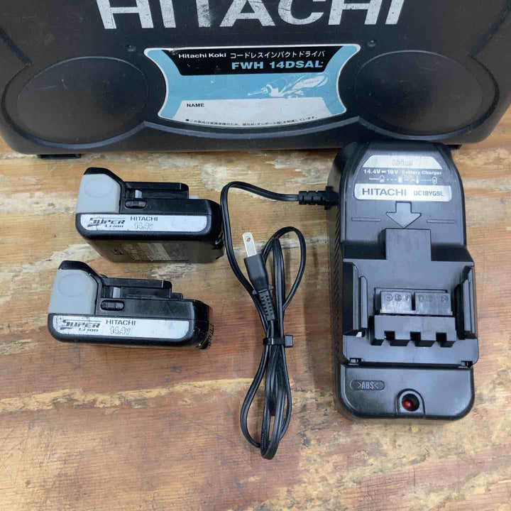 ◇ハイコーキ(HIKOKI ※旧:日立工機)  コードレスインパクトドライバ FWH14DSAL(2LEGK)【柏店】