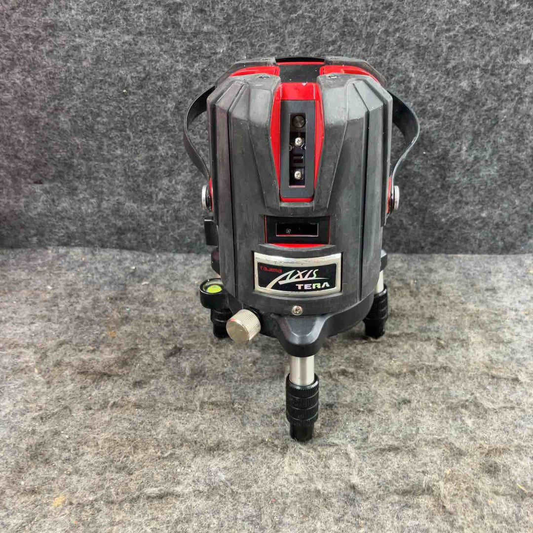 【現状品】◇タジマ(TAJIMA) レーザー墨出し器 AXIS TERA テラ KYR  矩・横・両縦 AXT-KYR 受光器付き。未校正【鴻巣店】