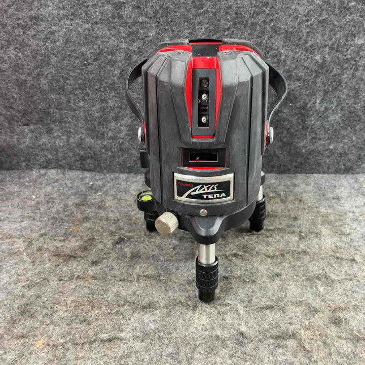 【現状品】◇タジマ(TAJIMA) レーザー墨出し器 AXIS TERA テラ KYR  矩・横・両縦 AXT-KYR 受光器付き。未校正【鴻巣店】