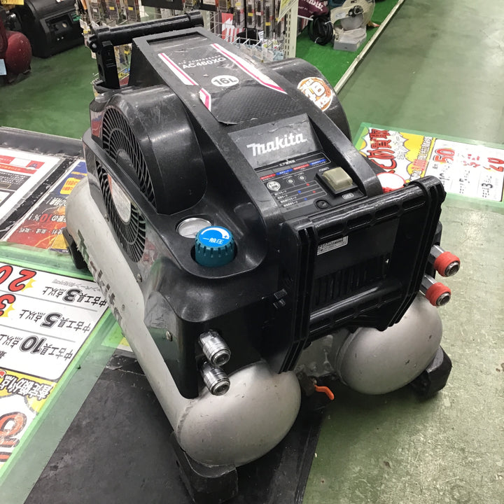 【サマーセール！中古品】 マキタ エアコンプレッサー AC460XG 常圧/高圧 対応！ ※特筆有り 【桶川店】