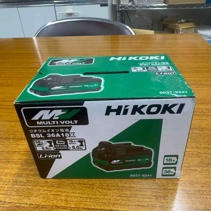 【未使用・特別特価！】 ハイコーキ HiKOKI マルチボルト コードレスインパクトドライバ WH36DD(NNB) 本体+バッテリセット！ 【桶川店】