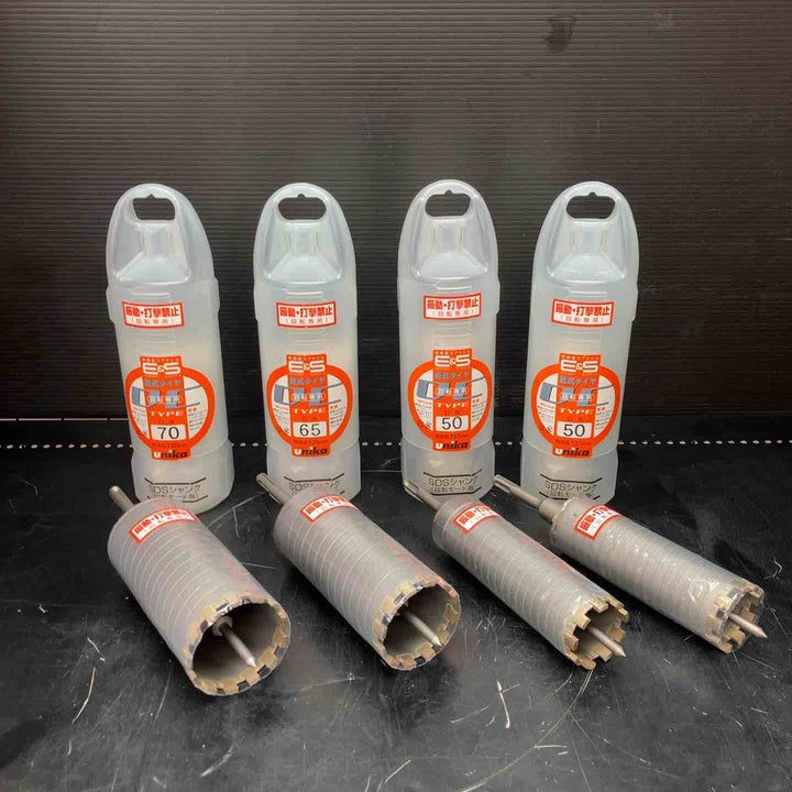 ユニカ(unika) ESコアドリル 乾式ダイヤ SDSシャンク ES-D50SDS×2 ES-D65SDS ES-D70SDS【川越店】